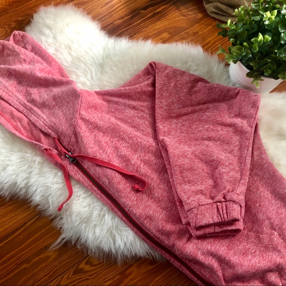 Nordstrom Peach Zip-up Hoodie